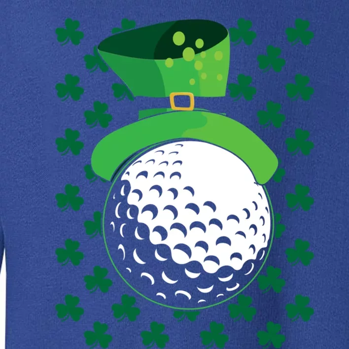 Golf Ball Leprechaun Hat St Patricks Day Sports Lover Gift Toddler Sweatshirt