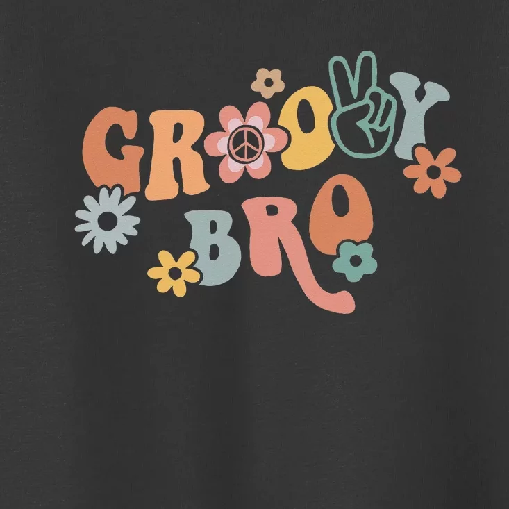 Groovy Brother Matching Family 1st Birthday Party Toddler T-Shirt