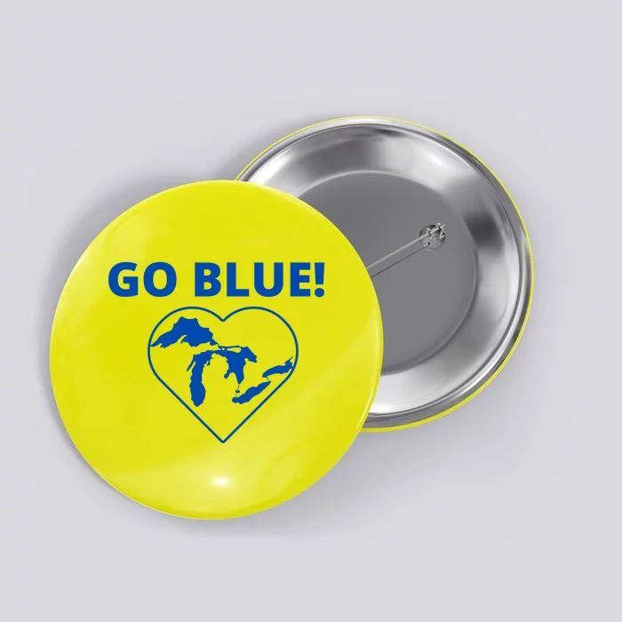 Go Blue Michigan Heart Button