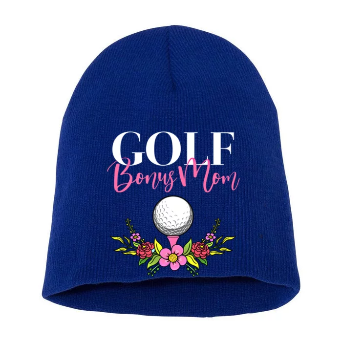 Golf Bonus Mom Golfer Stepmother Gift Short Acrylic Beanie