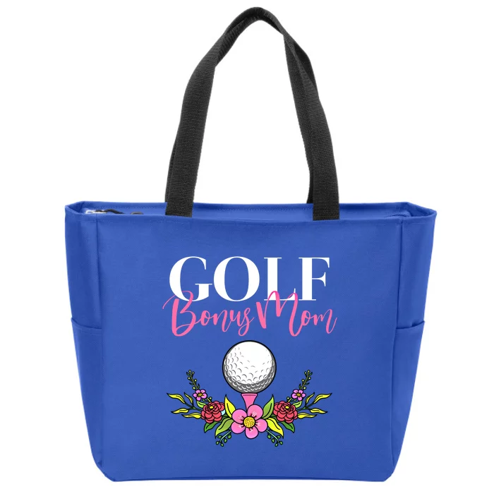 Golf Bonus Mom Golfer Stepmother Gift Zip Tote Bag