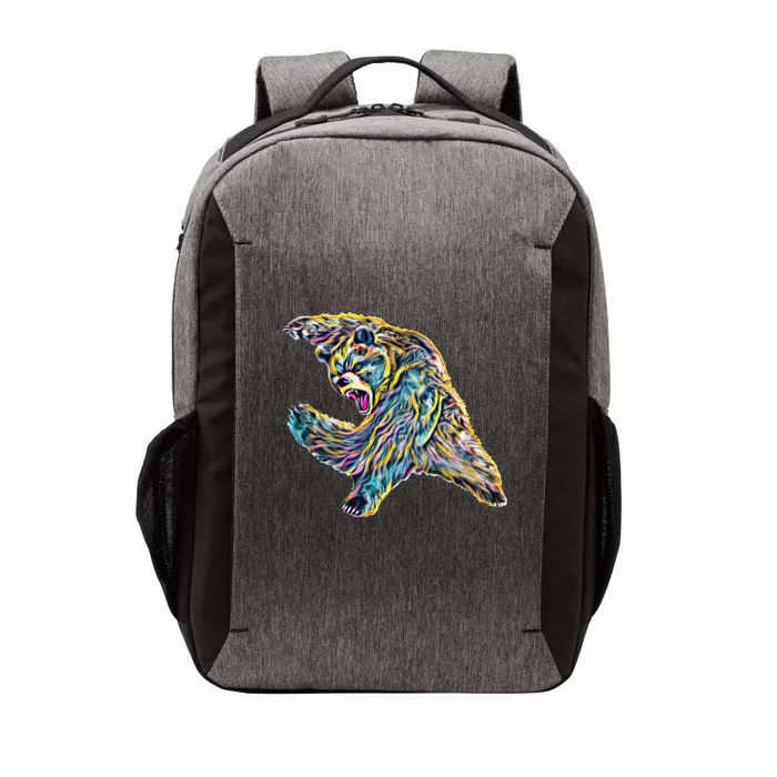 Grizzly Bear Motif Grizzlies Predator Bears Forest Animals Gift Vector Backpack