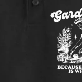 Gardening Because Murder Is Wrong Dry Zone Grid Performance Polo