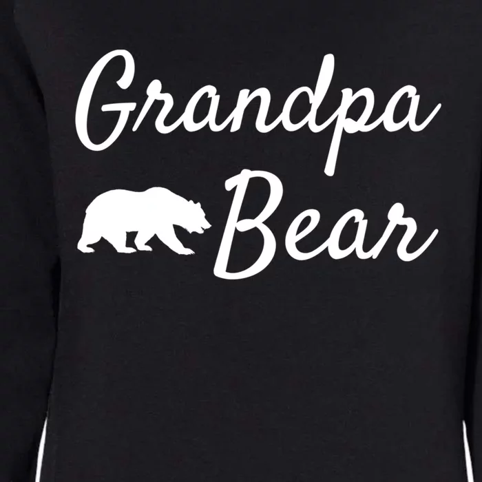 Grandpa Bear Meaningful Gift Christmas Papa Bear Mama Bear Bear Gift Womens California Wash Sweatshirt