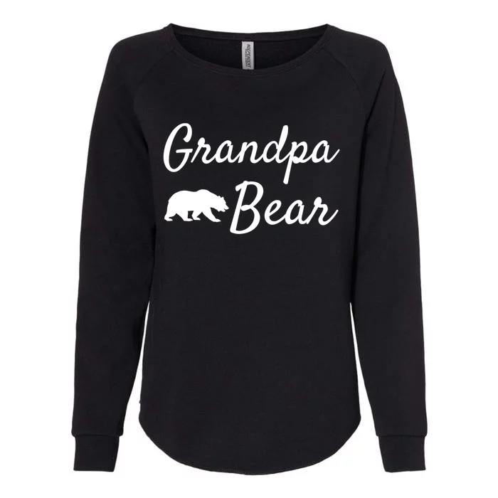 Grandpa Bear Meaningful Gift Christmas Papa Bear Mama Bear Bear Gift Womens California Wash Sweatshirt