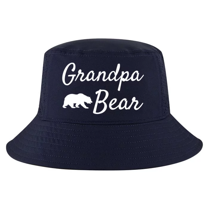 Grandpa Bear Meaningful Gift Christmas Papa Bear Mama Bear Bear Gift Cool Comfort Performance Bucket Hat