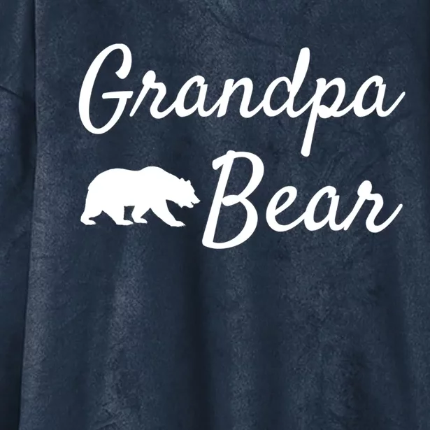 Grandpa Bear Meaningful Gift Christmas Papa Bear Mama Bear Bear Gift Hooded Wearable Blanket