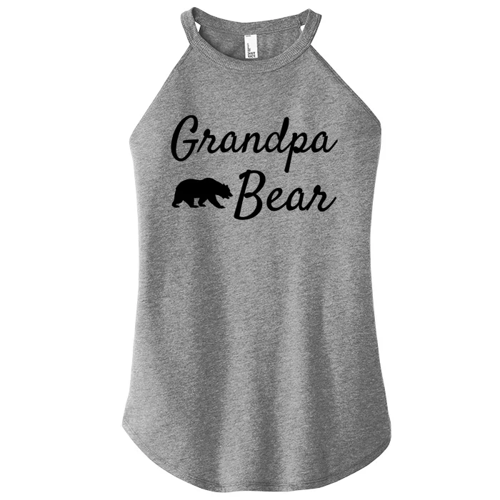 Grandpa Bear Meaningful Gift Christmas Papa Bear Mama Bear Bear Gift Women’s Perfect Tri Rocker Tank