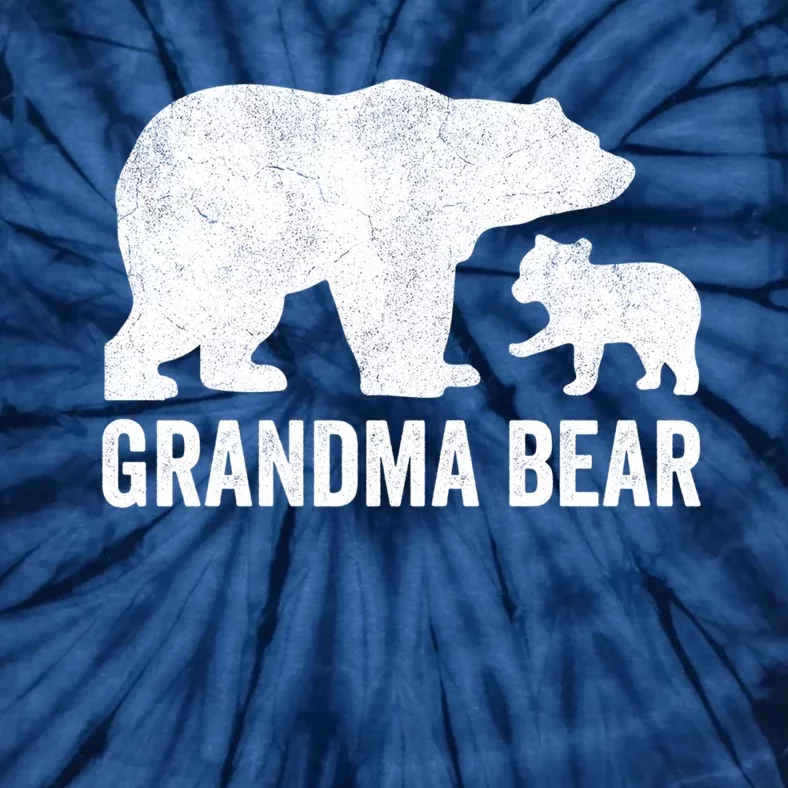 Grandma Bear Mothers Day, Funny One Cub Grandmom Hoodie Tie-Dye T-Shirt