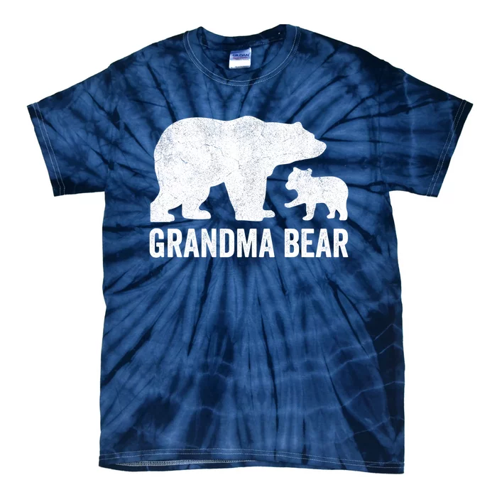 Grandma Bear Mothers Day, Funny One Cub Grandmom Hoodie Tie-Dye T-Shirt