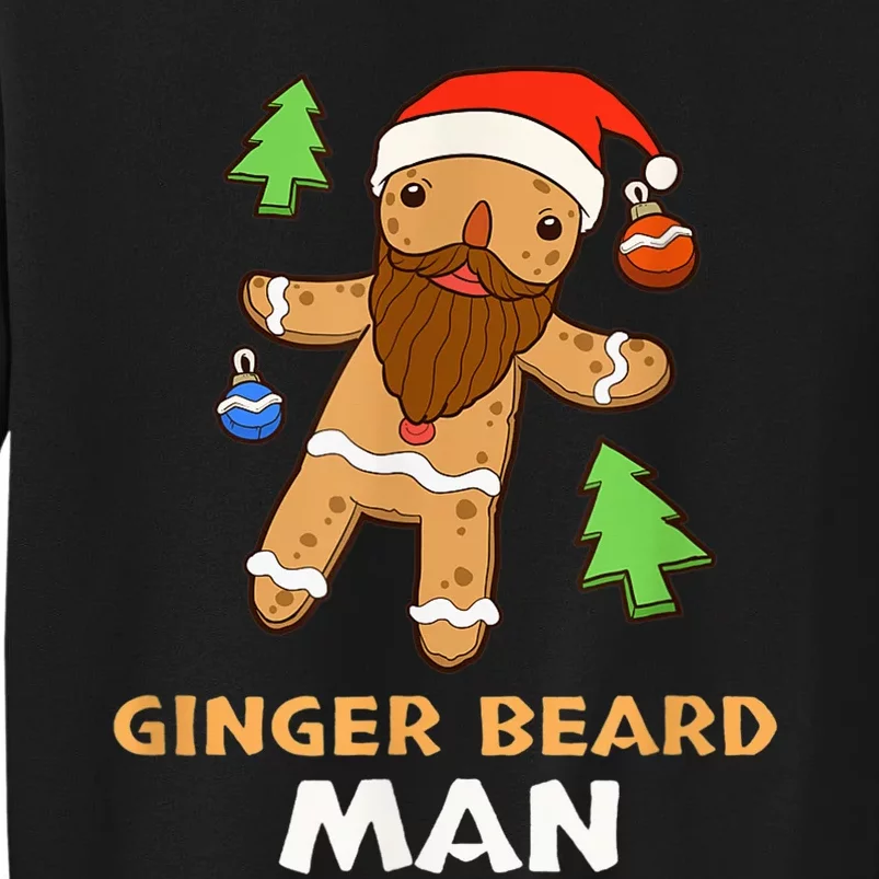 Ginger Beard Man Holiday Gingerbread Christmas Sweatshirt