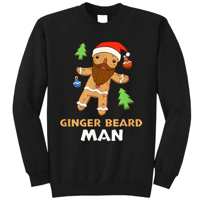 Ginger Beard Man Holiday Gingerbread Christmas Sweatshirt