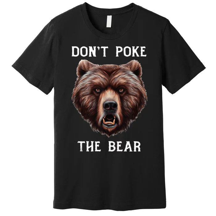 Grumpy Bear Mom Or Dad Grizzly Bear Premium T-Shirt