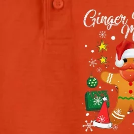 Ginger Beard Man Christmas Pajama Funny Gingerbread Gifts Dry Zone Grid Performance Polo