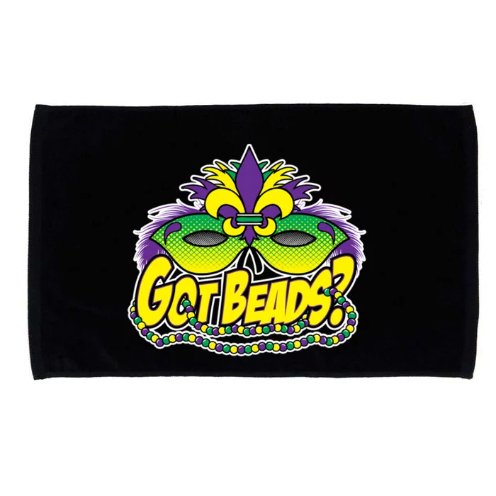 Got Beads Mardi Gras Microfiber Hand Towel