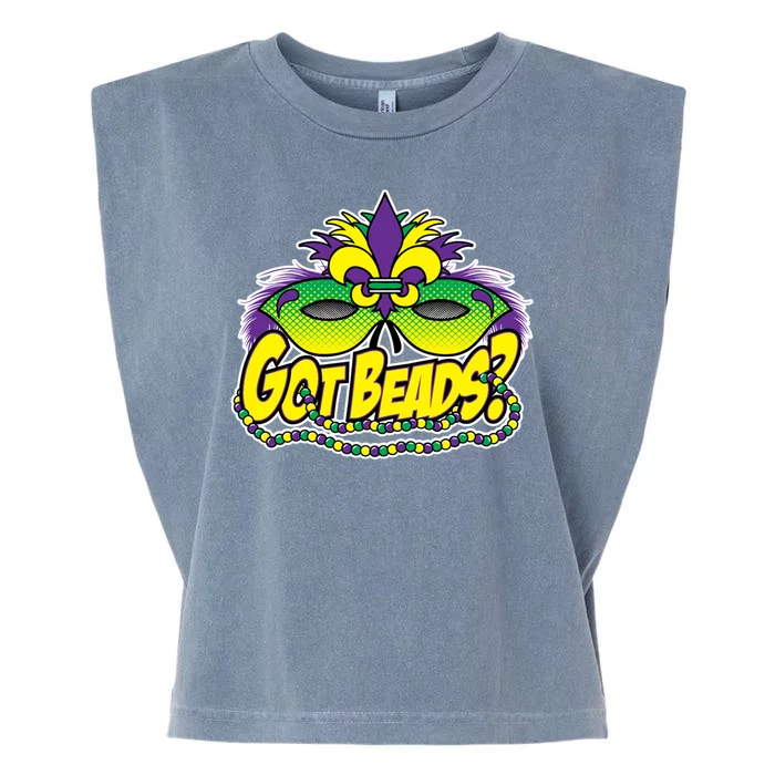 Got Beads Mardi Gras Garment-Dyed Women's Muscle Tee