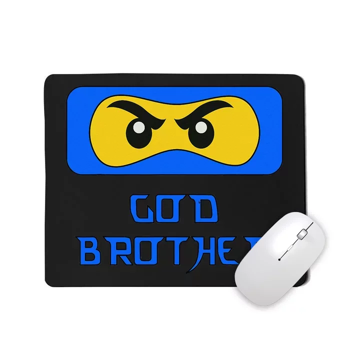 God Brother Ninja Face Family Mousepad