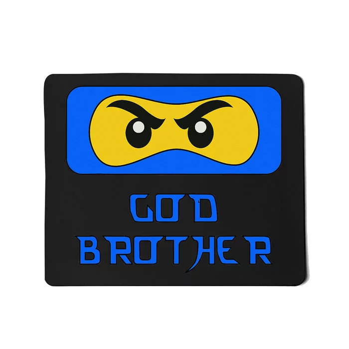 God Brother Ninja Face Family Mousepad