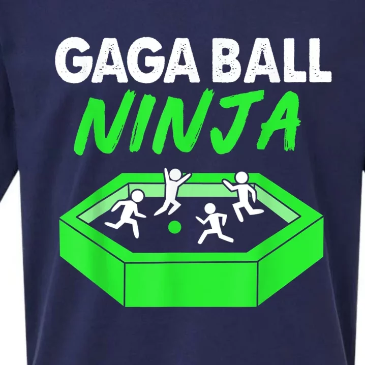 Gaga Ball Ninja Dodgeball Sueded Cloud Jersey T-Shirt