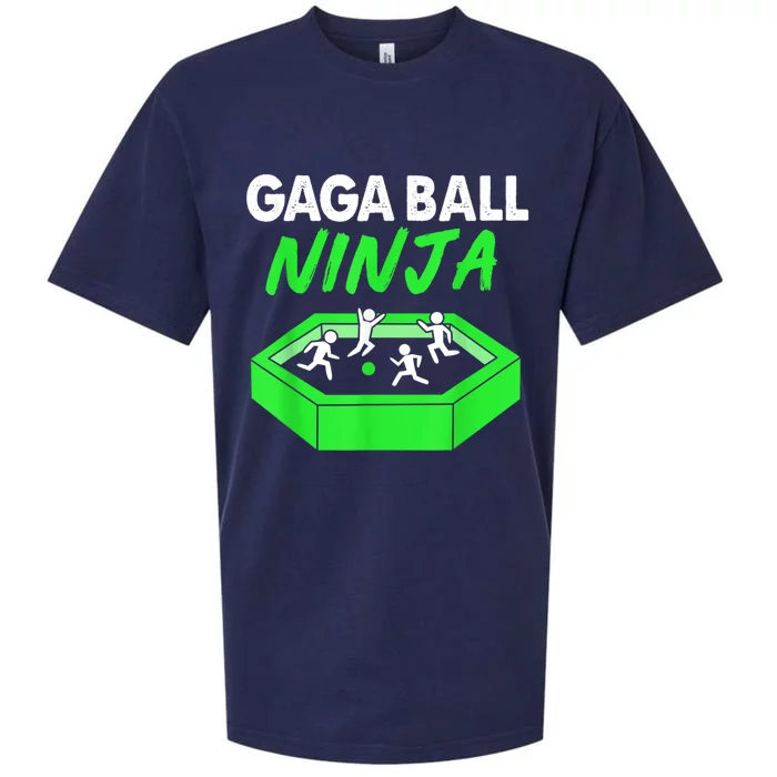 Gaga Ball Ninja Dodgeball Sueded Cloud Jersey T-Shirt