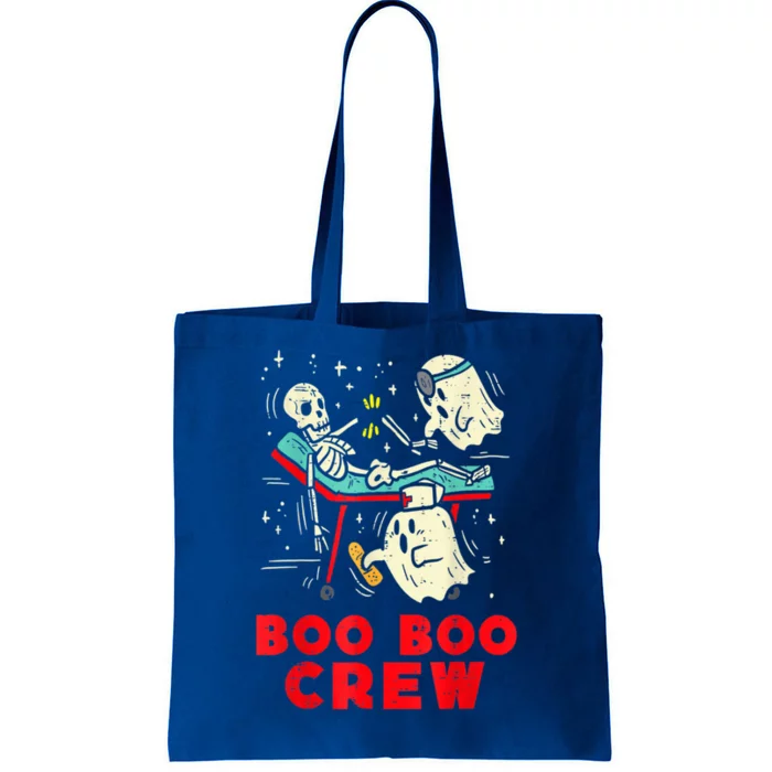 Ghost Boo Nurse Crew Witch Skeleton Halloween Spooky Season Gift Tote Bag