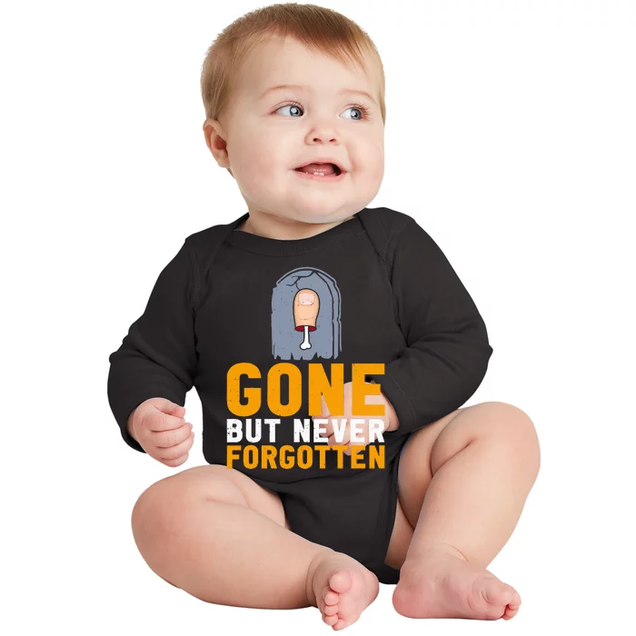 Gone But Never Forgotten Toe Amputation Baby Long Sleeve Bodysuit