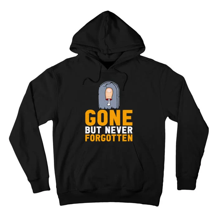 Gone But Never Forgotten Toe Amputation Tall Hoodie