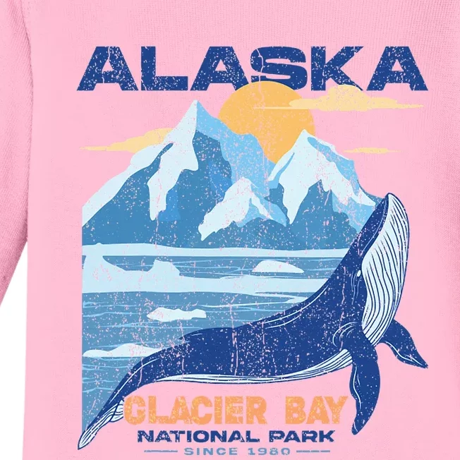 Glacier Bay National Park Sine 1980 Alaska Baby Long Sleeve Bodysuit