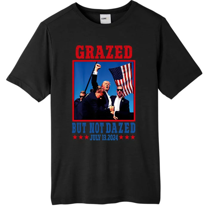 Grazed But Not Dazed 2024 Trump ChromaSoft Performance T-Shirt