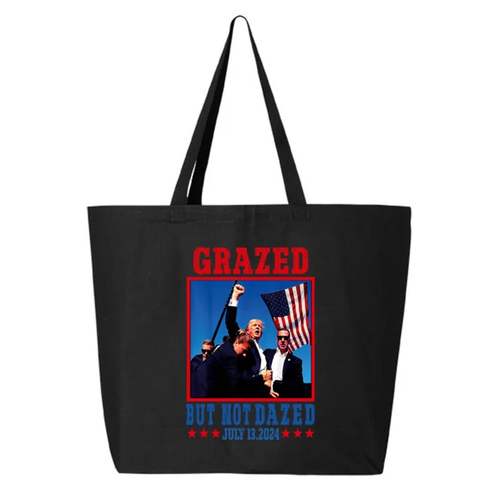 Grazed But Not Dazed 2024 Trump 25L Jumbo Tote