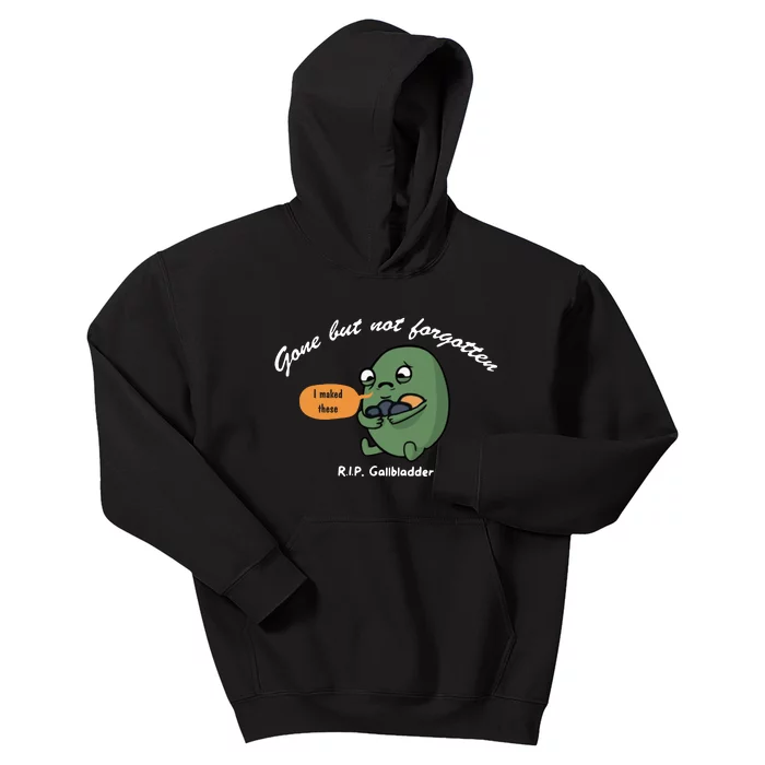 Gone But Not Forgotten RIP Gallbladder Kids Hoodie