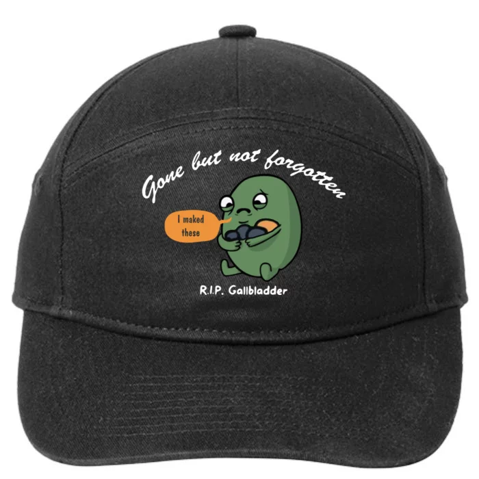 Gone But Not Forgotten RIP Gallbladder 7-Panel Snapback Hat