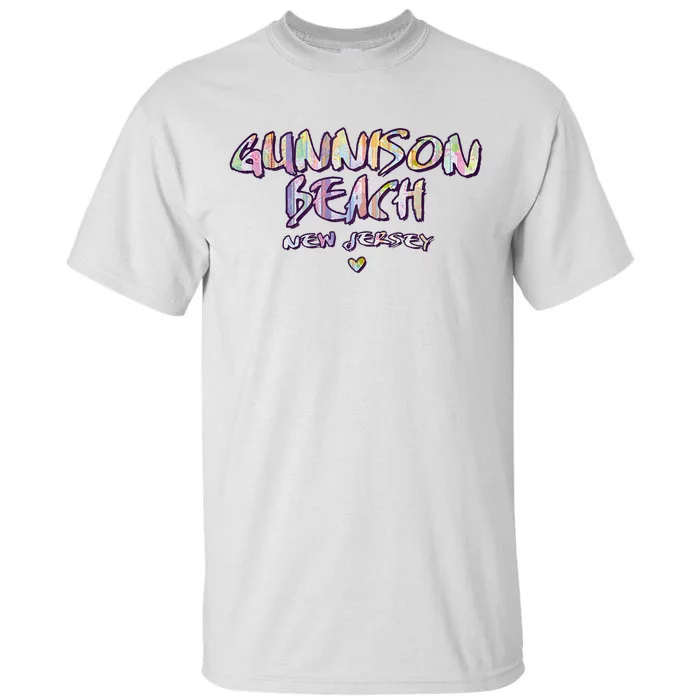 Gunnison Beach New Jersey Gunnison Beach Nj Watercolor Tall T-Shirt