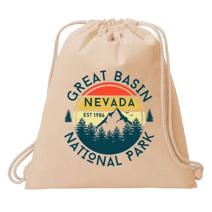 Great Basin National Park Nevada Hiking Nature Outdoors Drawstring Bag