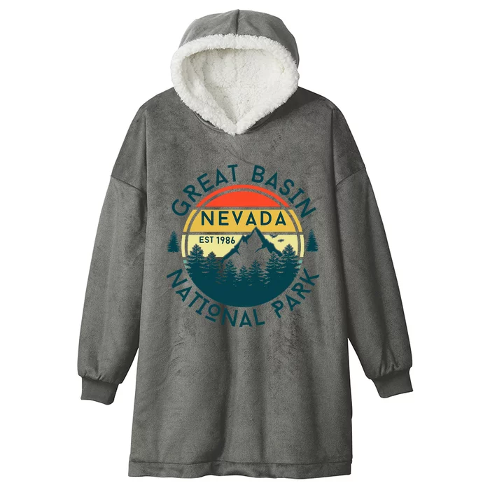 Great Basin National Park Nevada Hiking Nature Outdoors Hooded Wearable Blanket