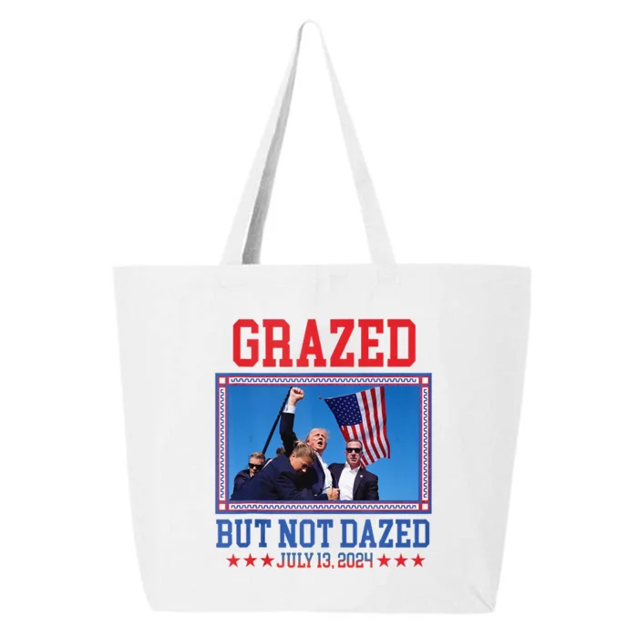 Grazed But Not Dazed Trump Shot 25L Jumbo Tote