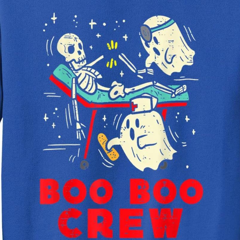 Ghost Boo Nurse Crew Witch Skeleton Halloween Spooky Season Gift Tall Sweatshirt