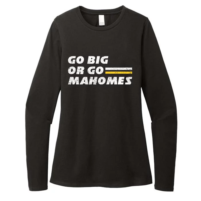 Go Big Or Go MaHOMEs Football Fan Vintage Retro Womens CVC Long Sleeve Shirt