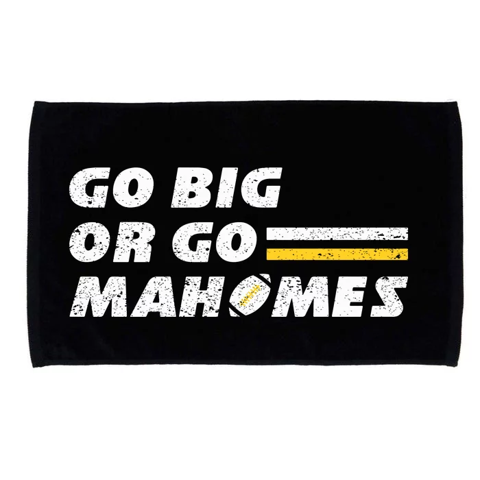 Go Big Or Go MaHOMEs Football Fan Vintage Retro Microfiber Hand Towel