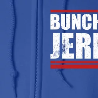 Great Bunch Of Jerks Hockey Funny Gift Full Zip Hoodie