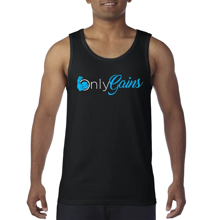 Gym Bodybuilder Only Gainz Only Gains Tank Top