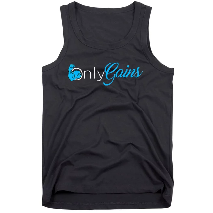 Gym Bodybuilder Only Gainz Only Gains Tank Top