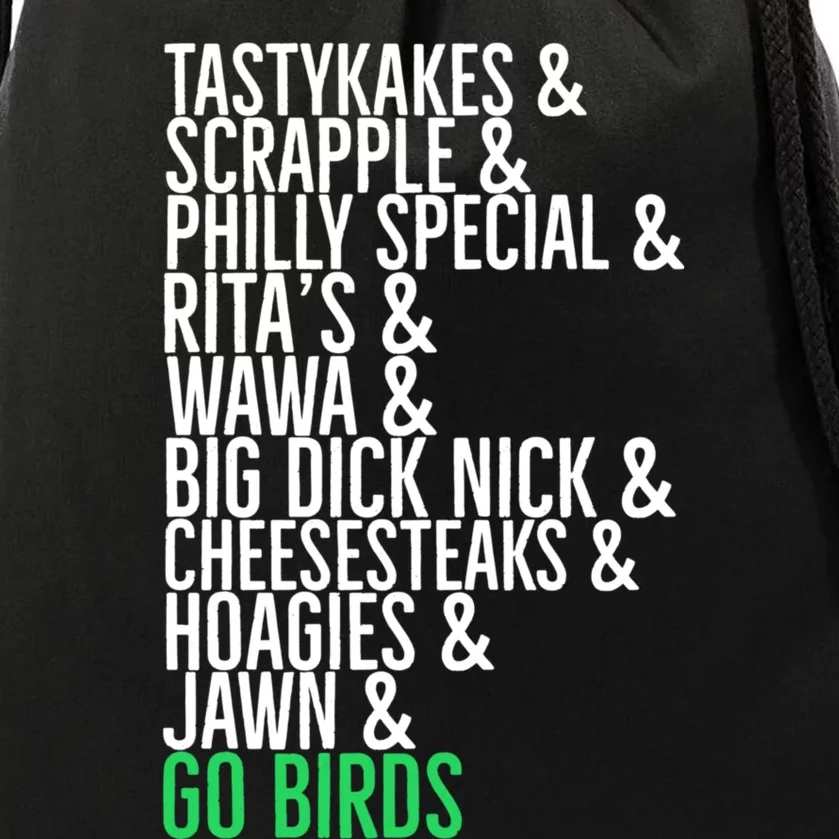 Go Birds. (Only Philly People Understand) Drawstring Bag