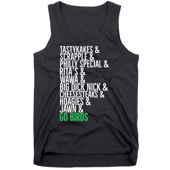 Go Birds. (Only Philly People Understand) Tank Top