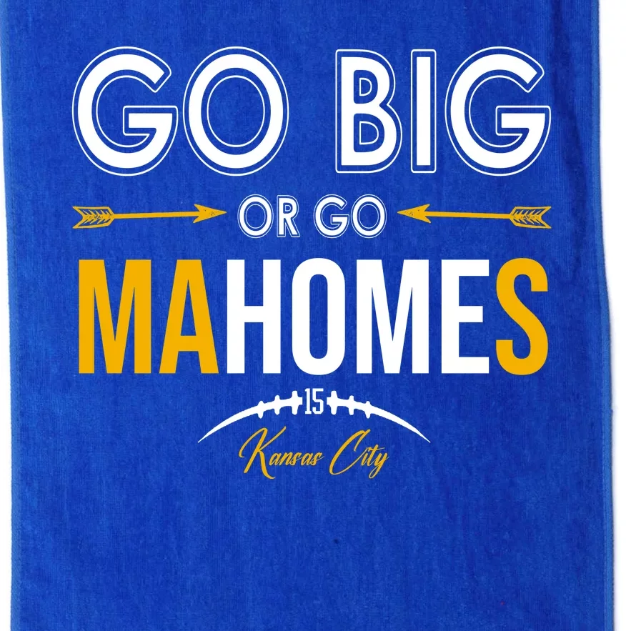 Go Big Or Go Mahomes Kansas City Football Platinum Collection Golf Towel