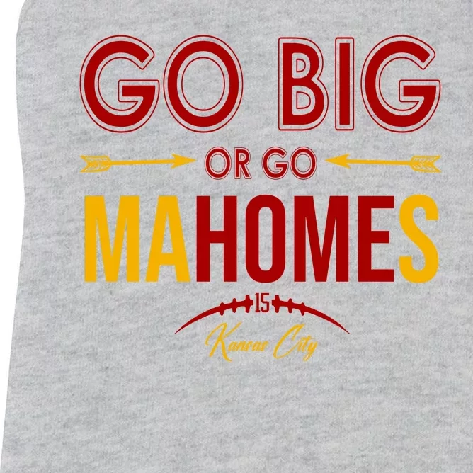 Go Big Or Go Mahomes Kansas City Football Women's Racerback Tank