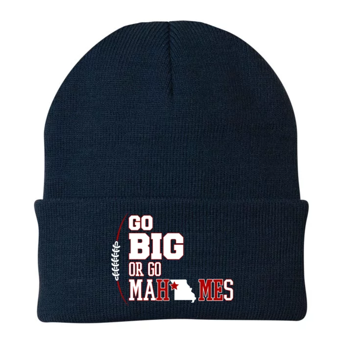 Go Big Or Go Mahomes Football Lover Knit Cap Winter Beanie