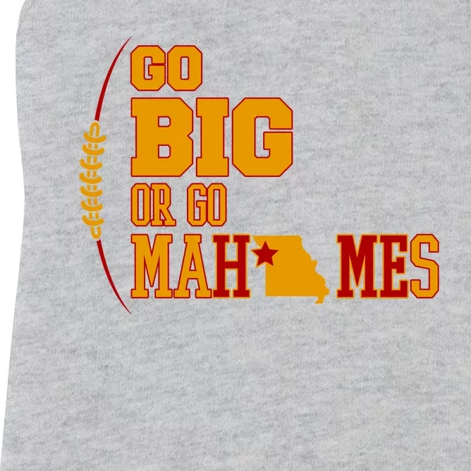 Go Big Or Go Mahomes Football Lover Women's Racerback Tank