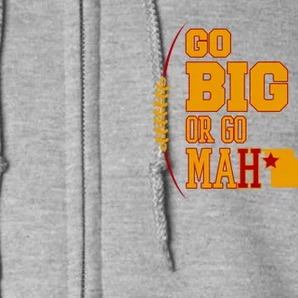 Go Big Or Go Mahomes Football Lover Full Zip Hoodie