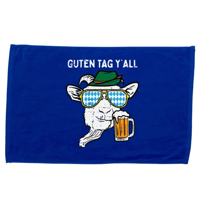 Goat Bavarian Octoberfest German Oktoberfest Microfiber Hand Towel